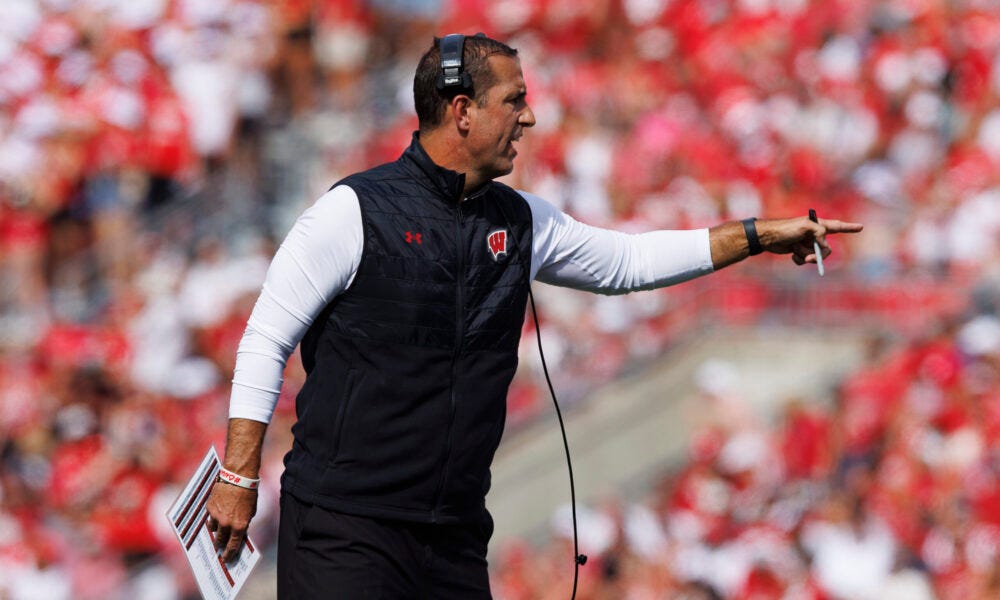 Wisconsin Football; Badgers Head Coach Luke Fickell