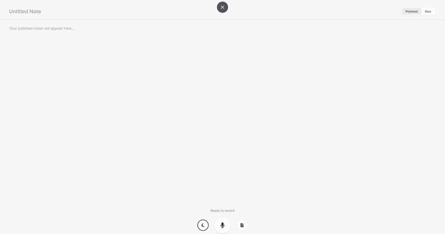 Dictation Starter App