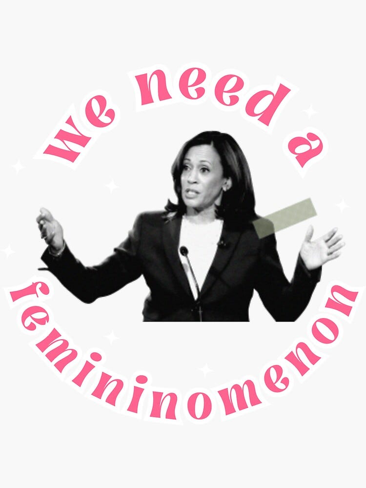 Kamala Harris the Femininomenon | Sticker