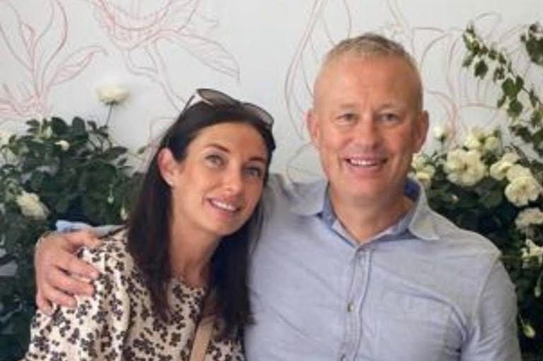 Greg Lloyd, pictured with wife Louise, was a 