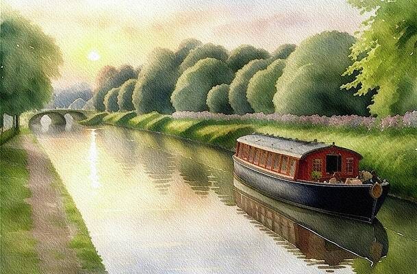 Narrowboat Paintings for Sale - Fine Art America