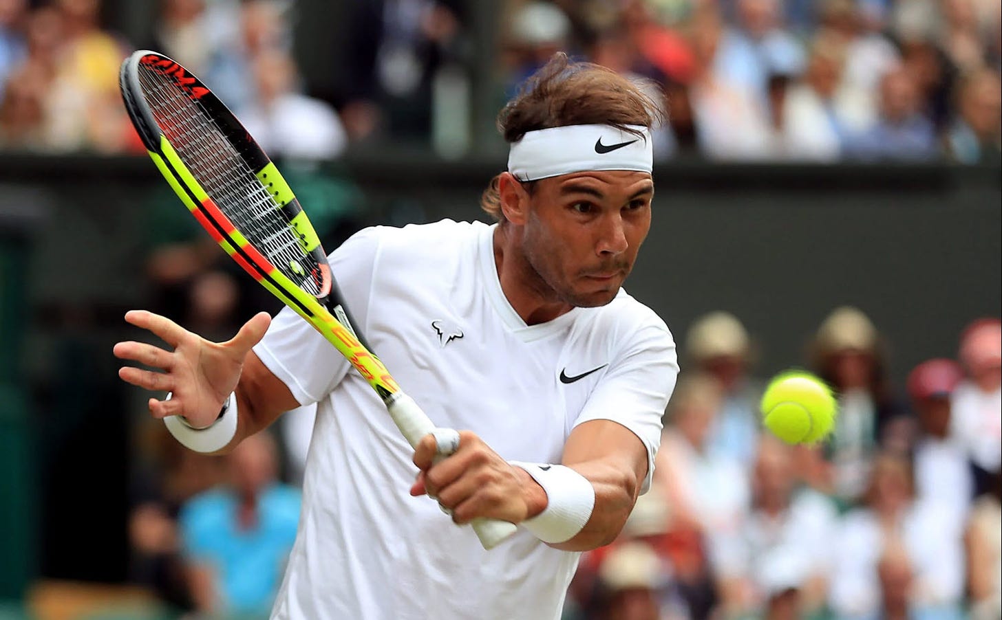 rafael nadal beats jo wilfried tsonga serving back wimbledon 2019