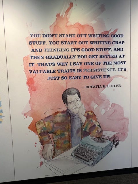 Octavia Butler quote from the American Writers Museum