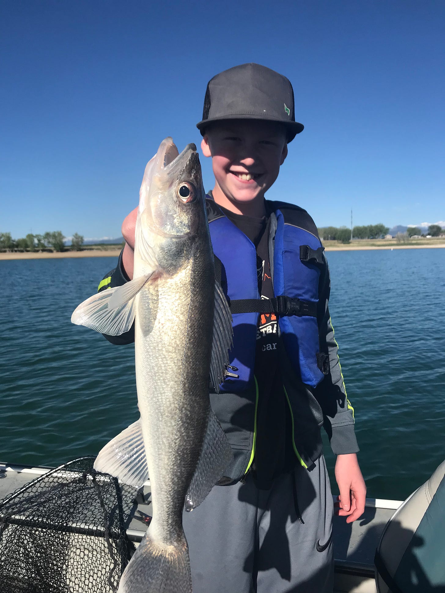 Kids catches walleye on Boyd lake with Brad Petersen Outdoors
