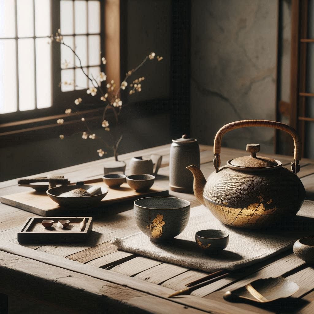 Wabi-Sabi - embracing imperfection. Image: AI