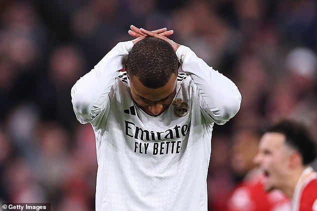 Kylian Mbappe endured a 'true nightmare' against Liverpool, claim Spanish  press - with Real Madrid star branded a 'shadow of what he is supposed to  be' | Daily Mail Online