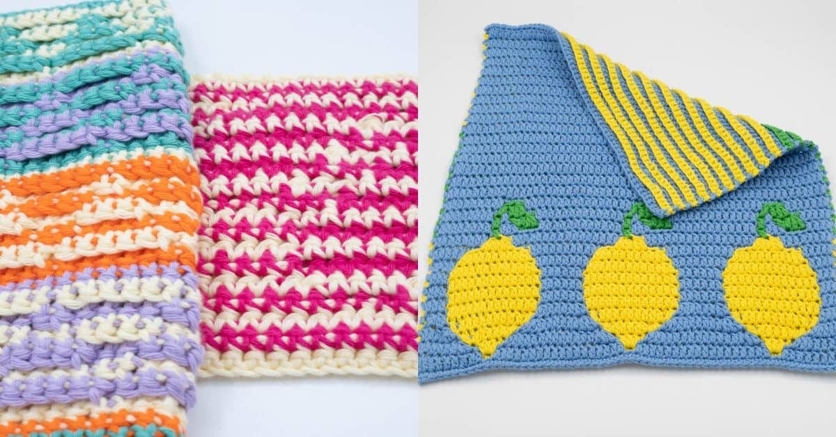 How to Get a Flat Wrong Side In Overlay Mosaic Crochet with Anchored Double Crochet