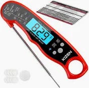 KIZEN Instant Read Meat Thermometer Digital - Food Thermometer for Cooking, Grill, Oven, BBQ - Probe Thermometer for Kitchen