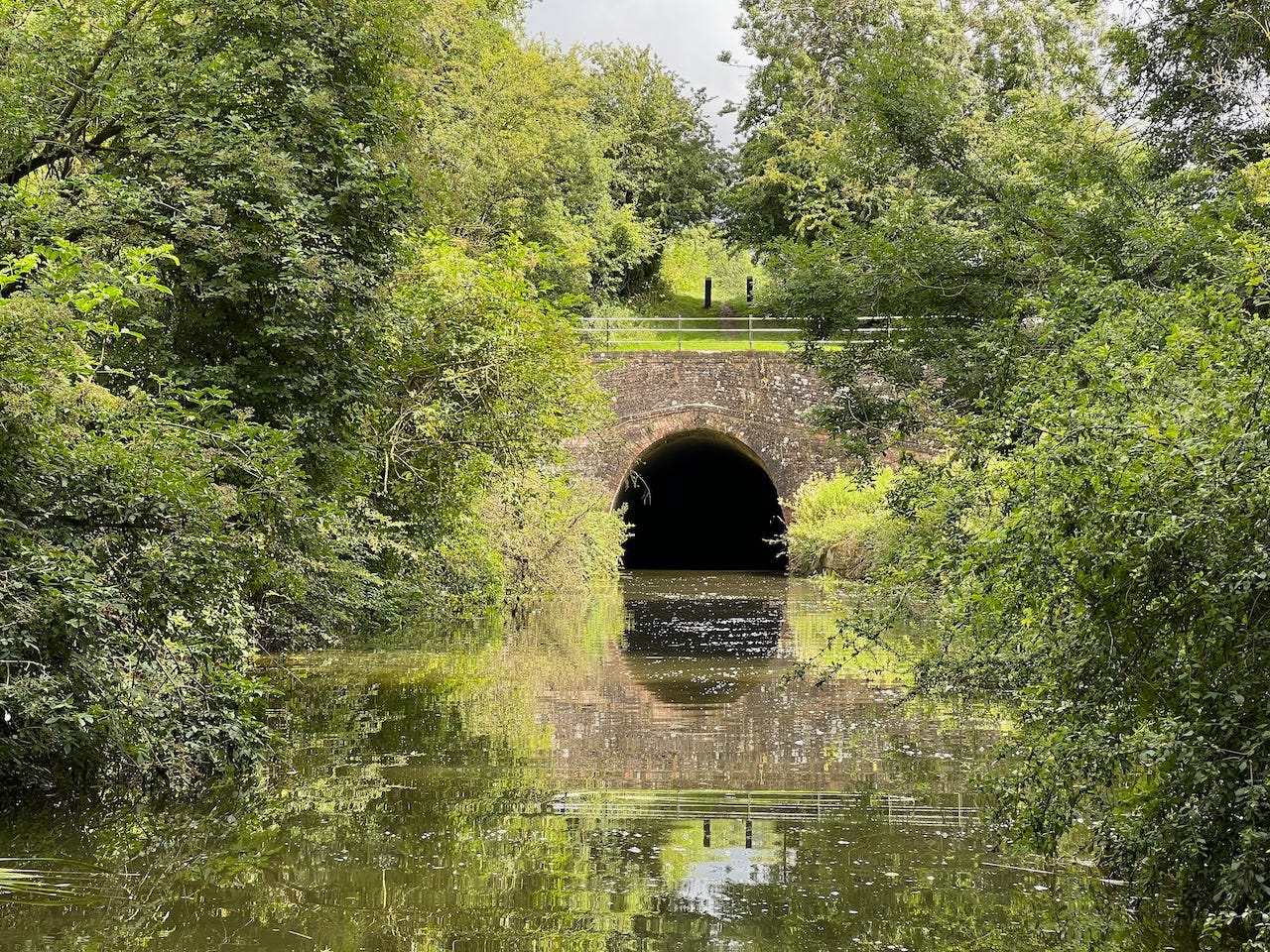 Photo by Author — Going into a tunnel on my boating course — a metaphor for approaching retirement? What lies beyond?