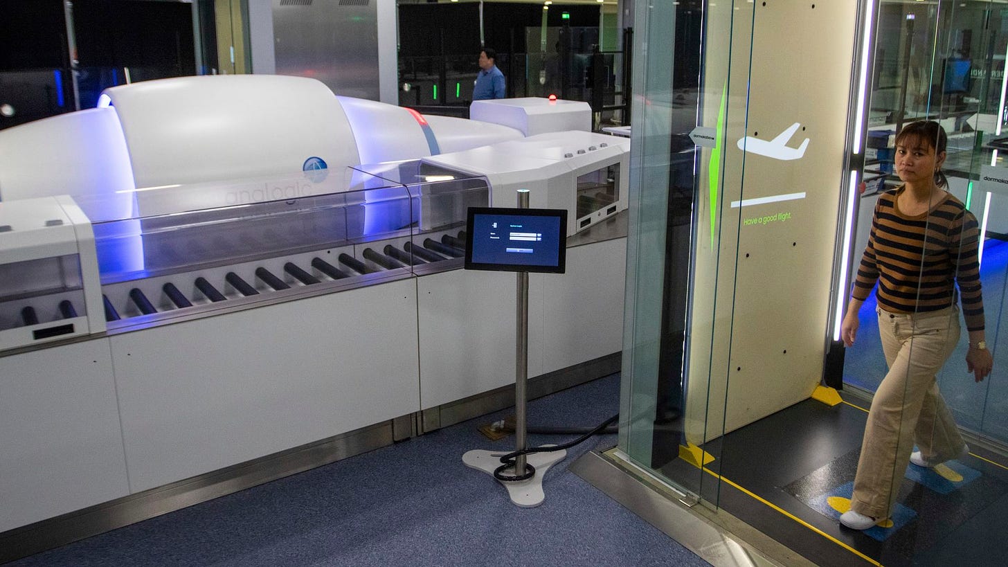 New TSA screening equipment is debuting at Harry Reid International Airport in Las Vegas.
