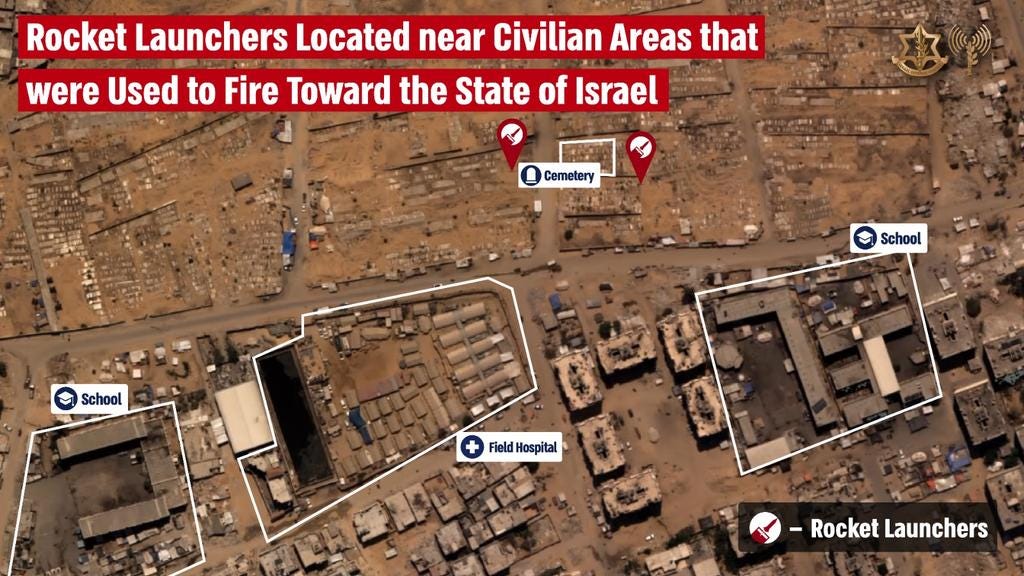 COGAT on X: "Another example of the systematic abuse of civilian and  humanitarian infrastructure by Hamas: Yesterday, Hamas fired rockets from  launchers embedded near two schools and a field hospital in southern