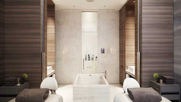 Couples spa NYC: get a couples massage at Nalai Spa Couple's Suite at the Park Hyatt New York