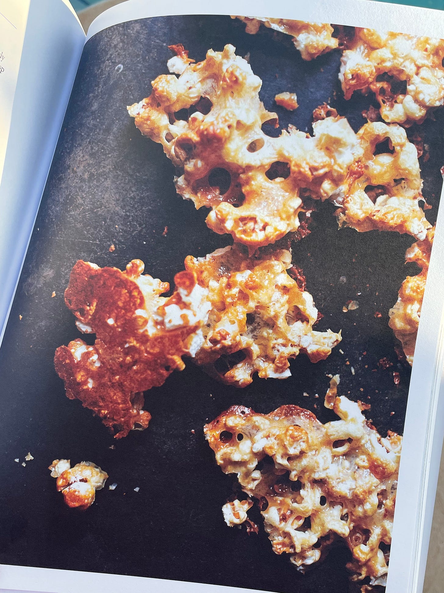 Johnny Miller's photo of Cinnamon Caramel Popcorn from Amy Chaplin's "At Home in the Whole Food Kitchen". The tenth anniversary edition is out now. The recipe accompanies an interview by Brian Levy with the cookbook's author, Amy Chaplin.