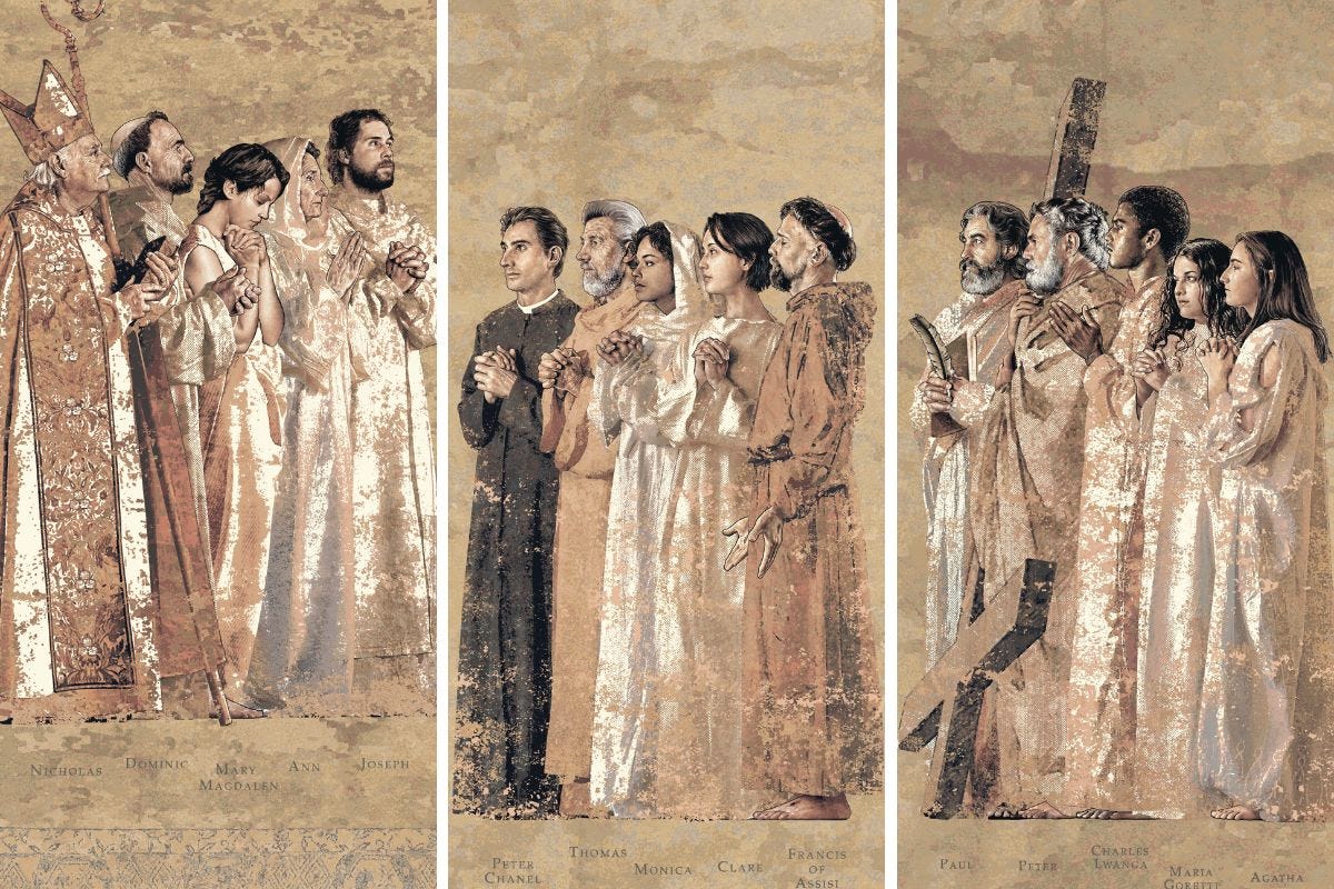 Witness of the Saints: Los Angeles Cathedral Tapestries Reflect Holy Lives|  National Catholic Register