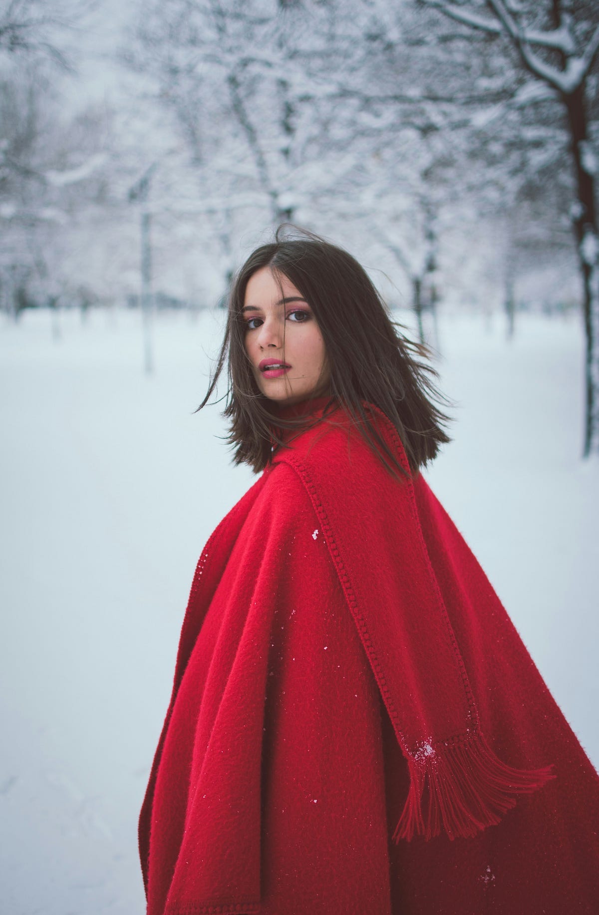 Girl in red cloak Girl in red cloak