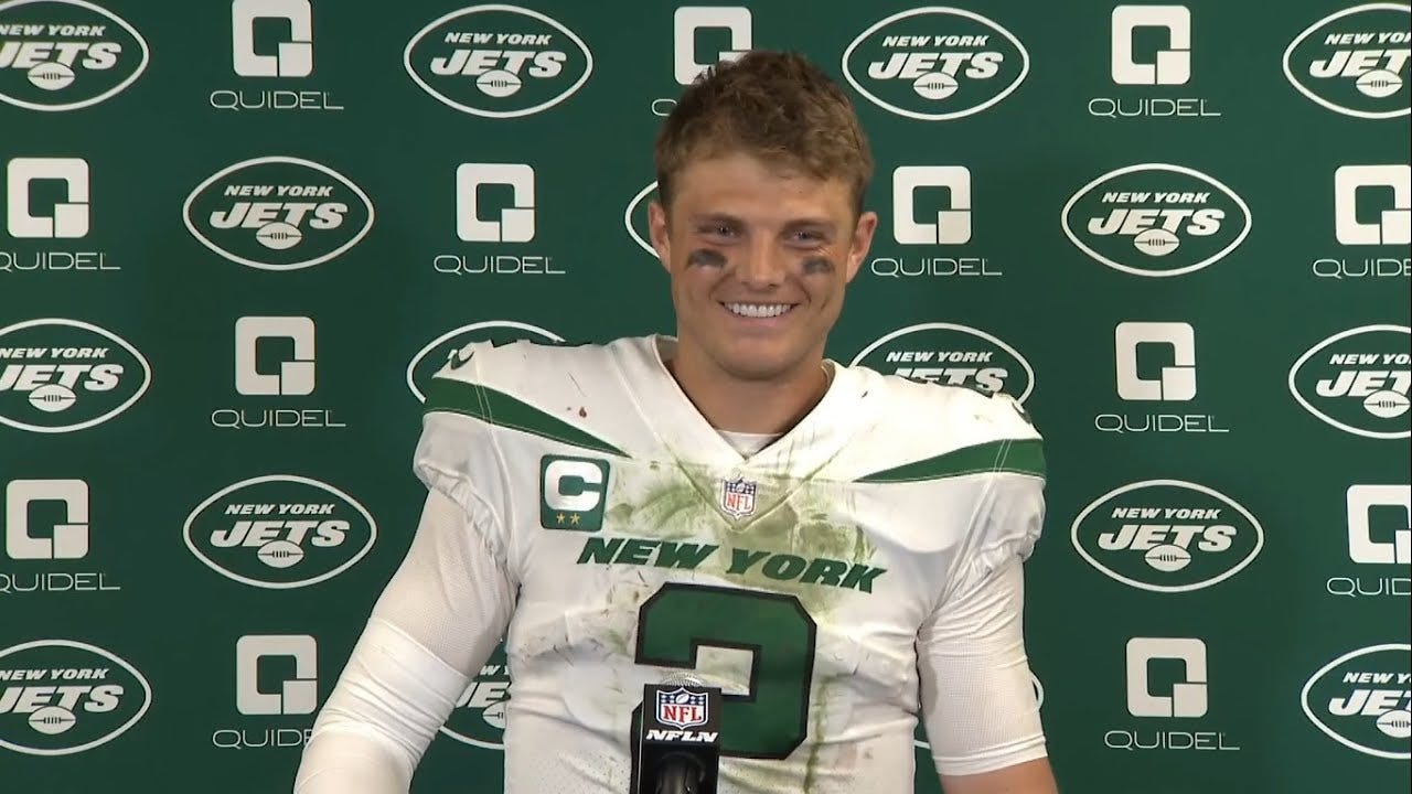 Zach Wilson Postgame Press Conference (10/30) | New York Jets vs. New  England Patriots | NFL - YouTube