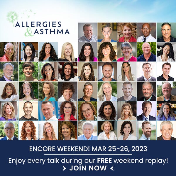 Allergies & Asthma Summit--Replay this weekend