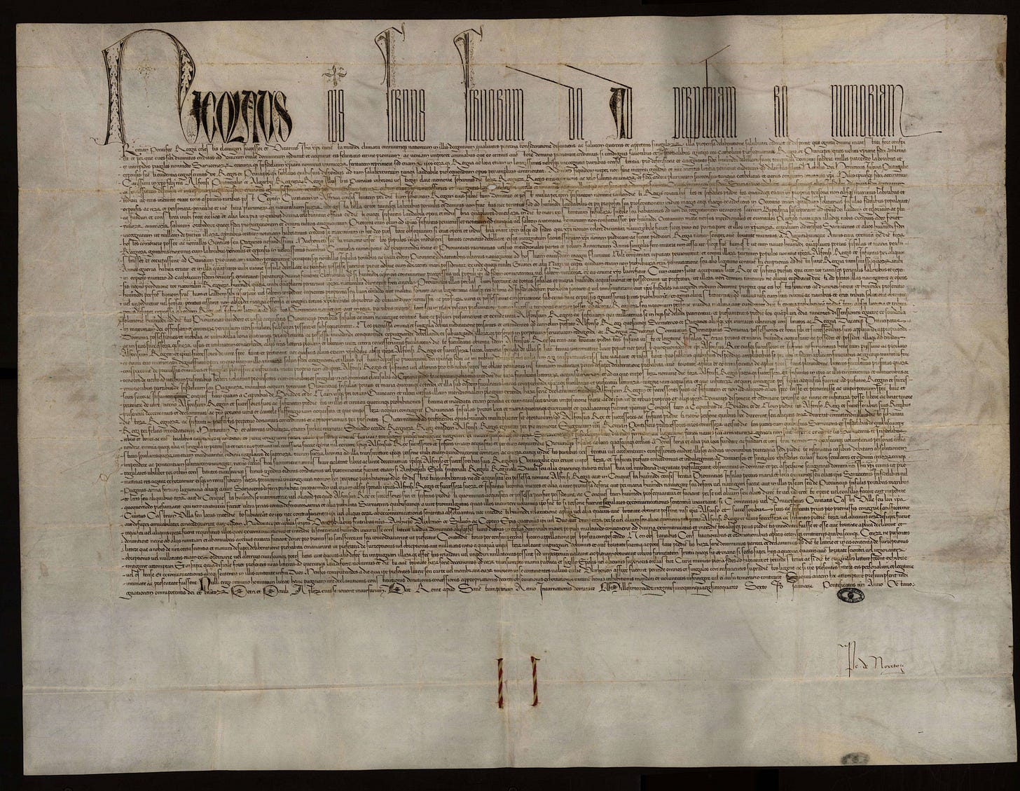 Bulle papale Romanus Pontifex du Pape Nicolas V - page 2