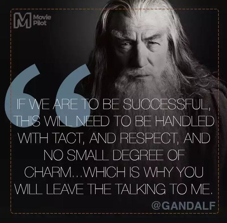 Pin by Douglas Pike on The Shire | Gandalf quotes, Gandalf, How to memorize  things
