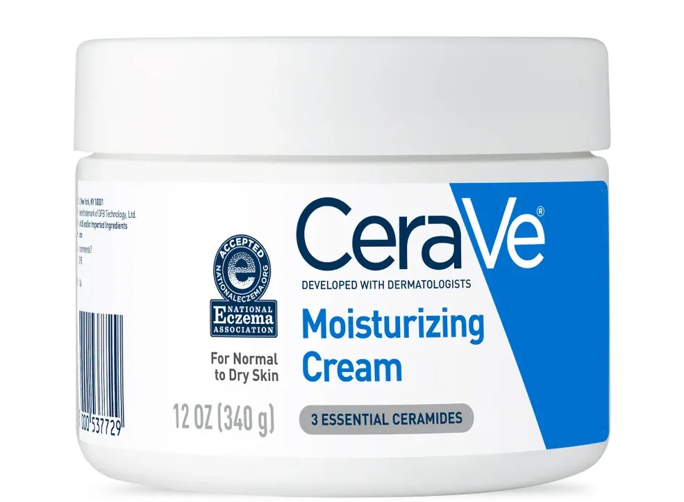 CeraVe Moisturizing Cream Body and Face Moisturizer for Dry Skin (12 fl. oz) Image 1