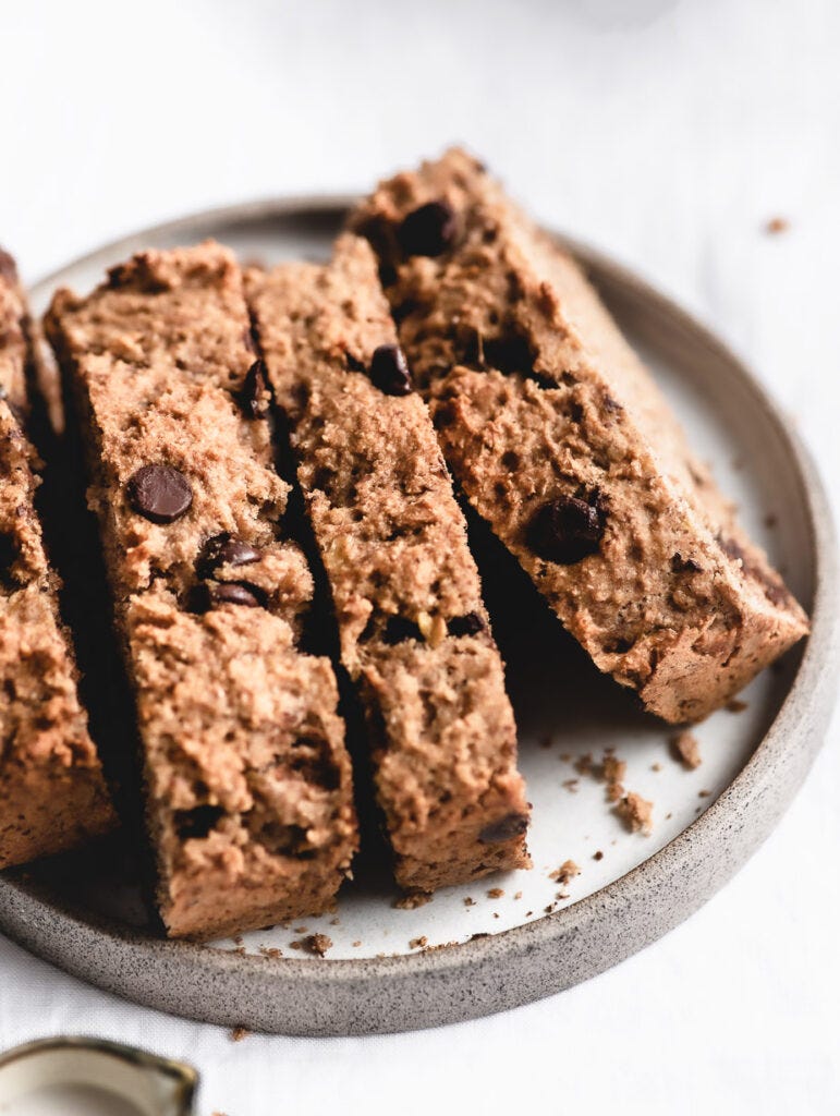 vegan spelt banana bread