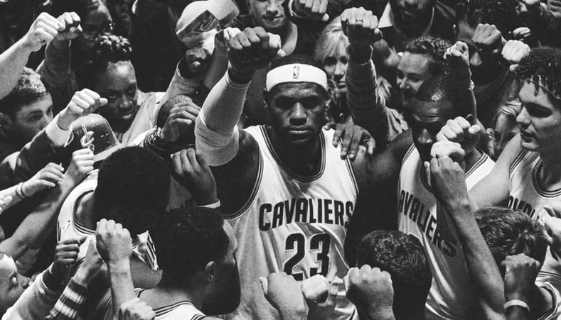 LeBron James happy with City of Cleveland again 2016 images