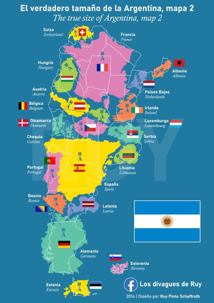 El verdadero tamaño de Argentina (2014)