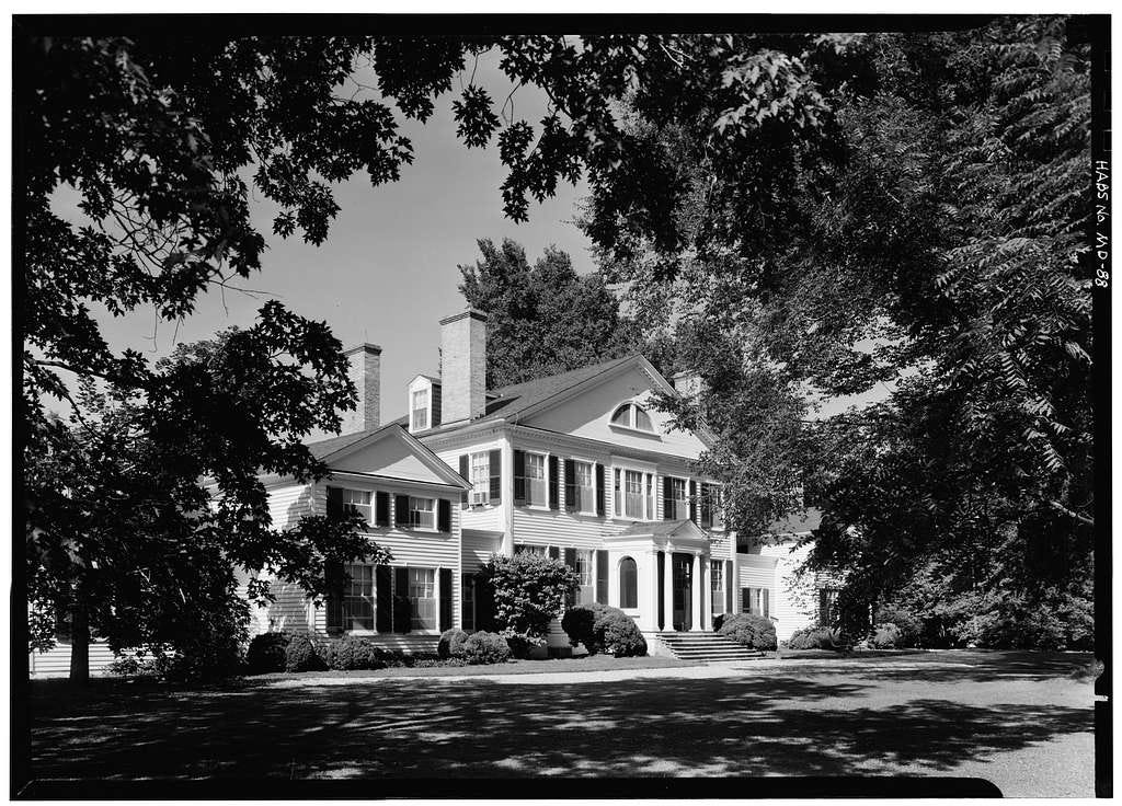 Wye House, Mansion, Bruffs Island Road, Tunis Mills, Talbot County, MD