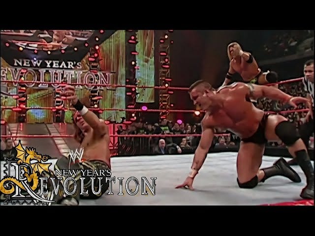 Rated-RKO vs D-Generation X World Tag Team Championship Match (Bloody) New  Year's Revolution 2007 - YouTube