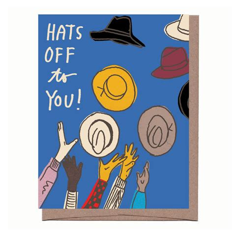 Hats Off Card - La Familia Green