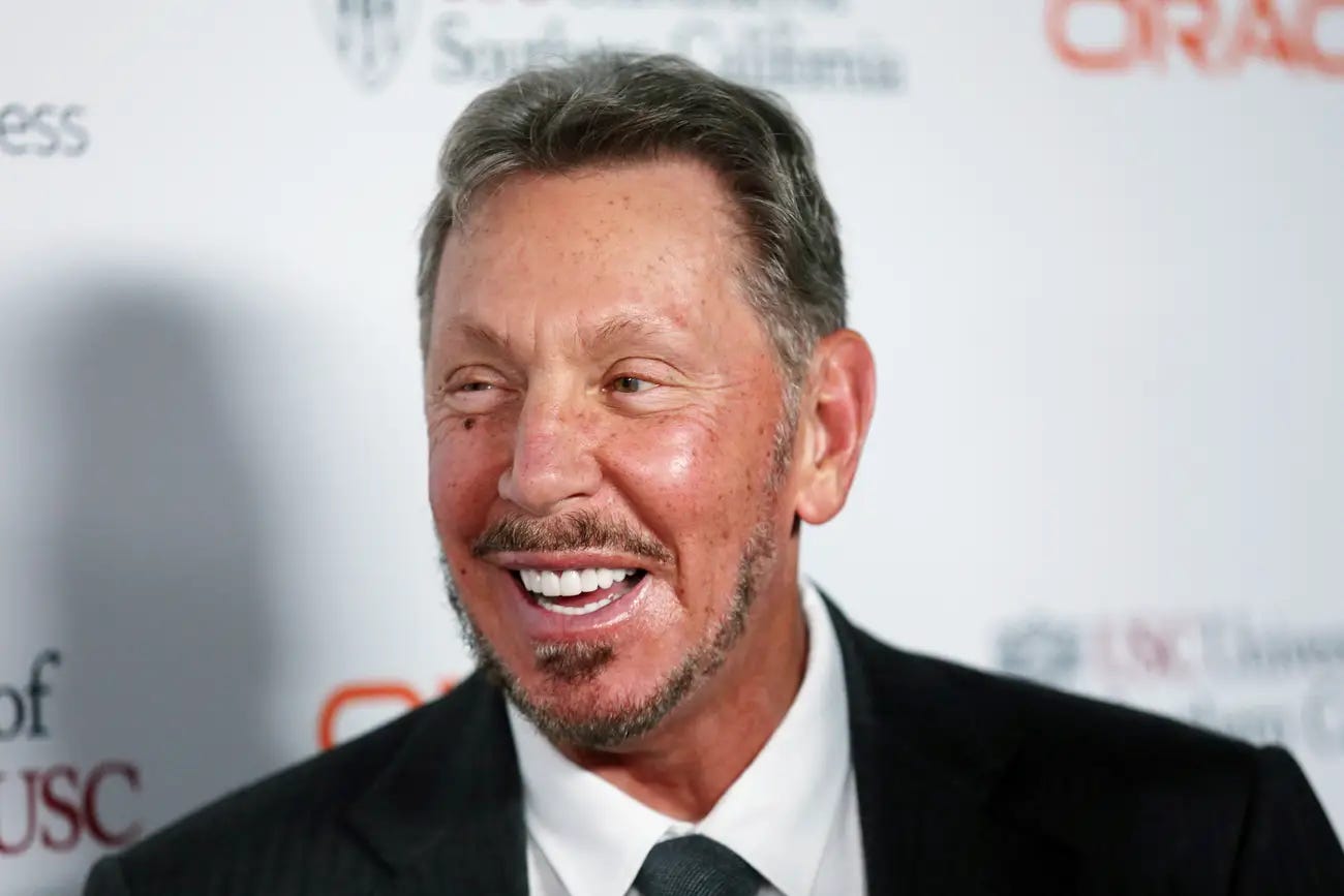 Larry Ellison, the billionaire founder of Oracle.