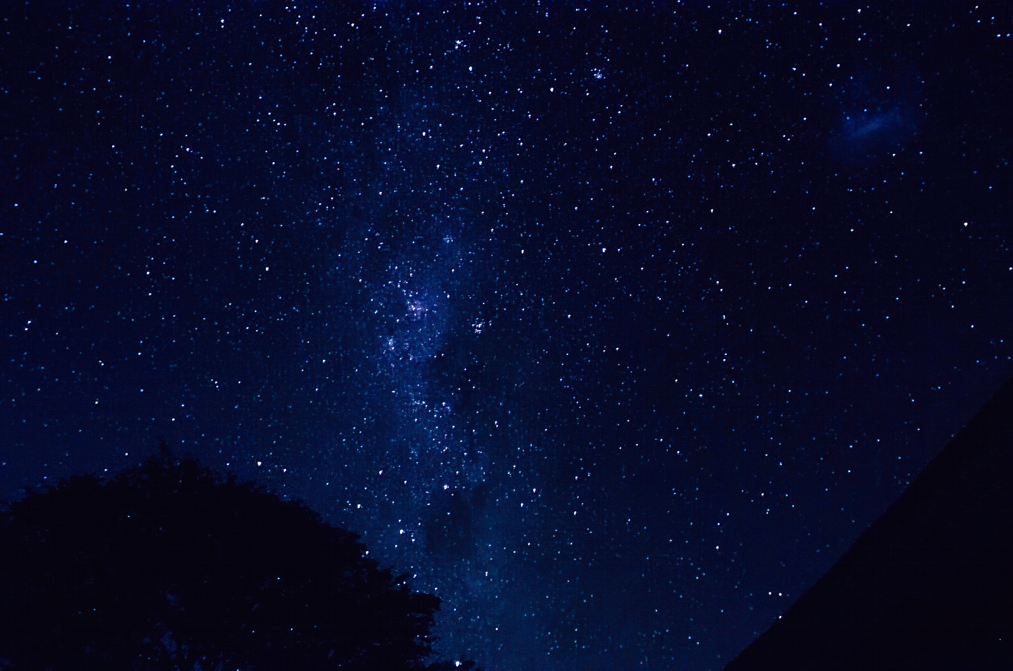 View of the Milky Way stretching across the night sky above Einbeck, symbolizing the journey of healing—expansive, gradual, with moments of both darkness and illumination.