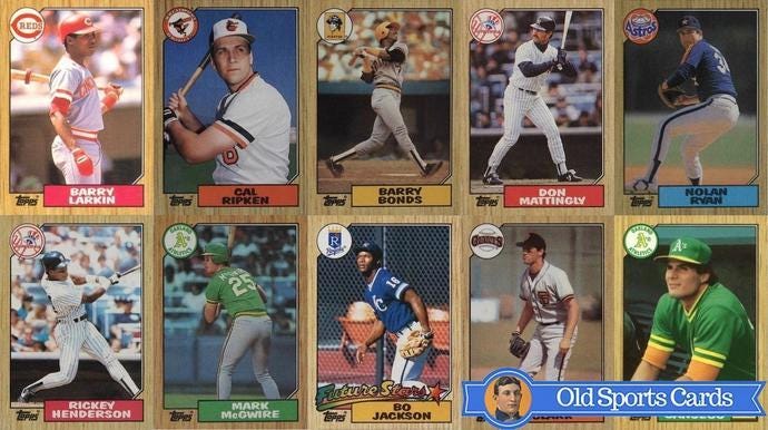 20 Most Valuable 1987 Topps Baseball Cards - Old Sports Cards