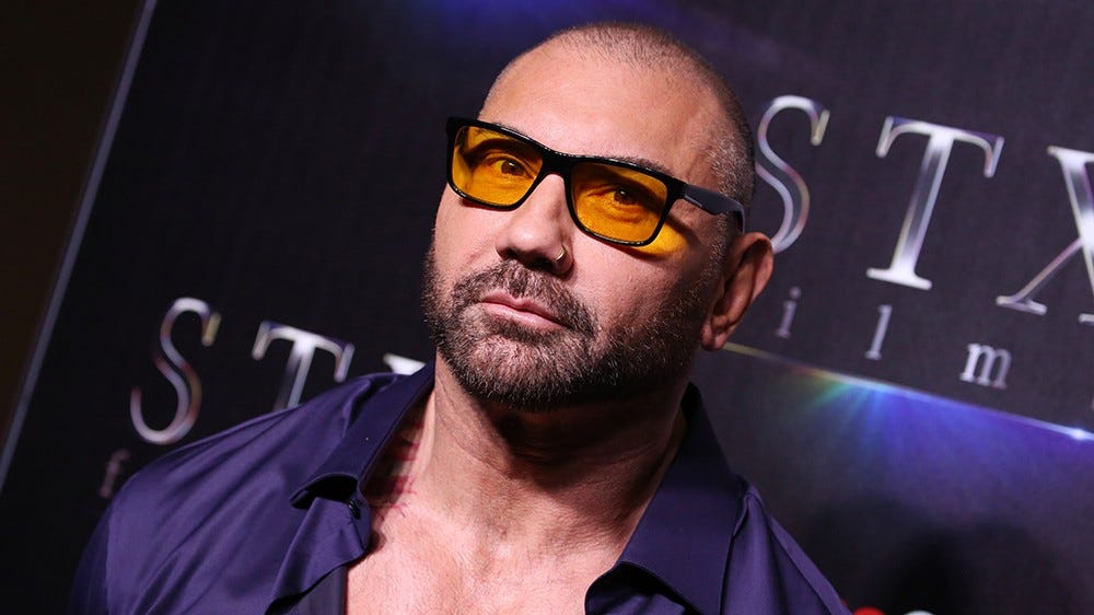 Dave Bautista says James Gunn firing was a bad idea for Guardians of the Galaxy.