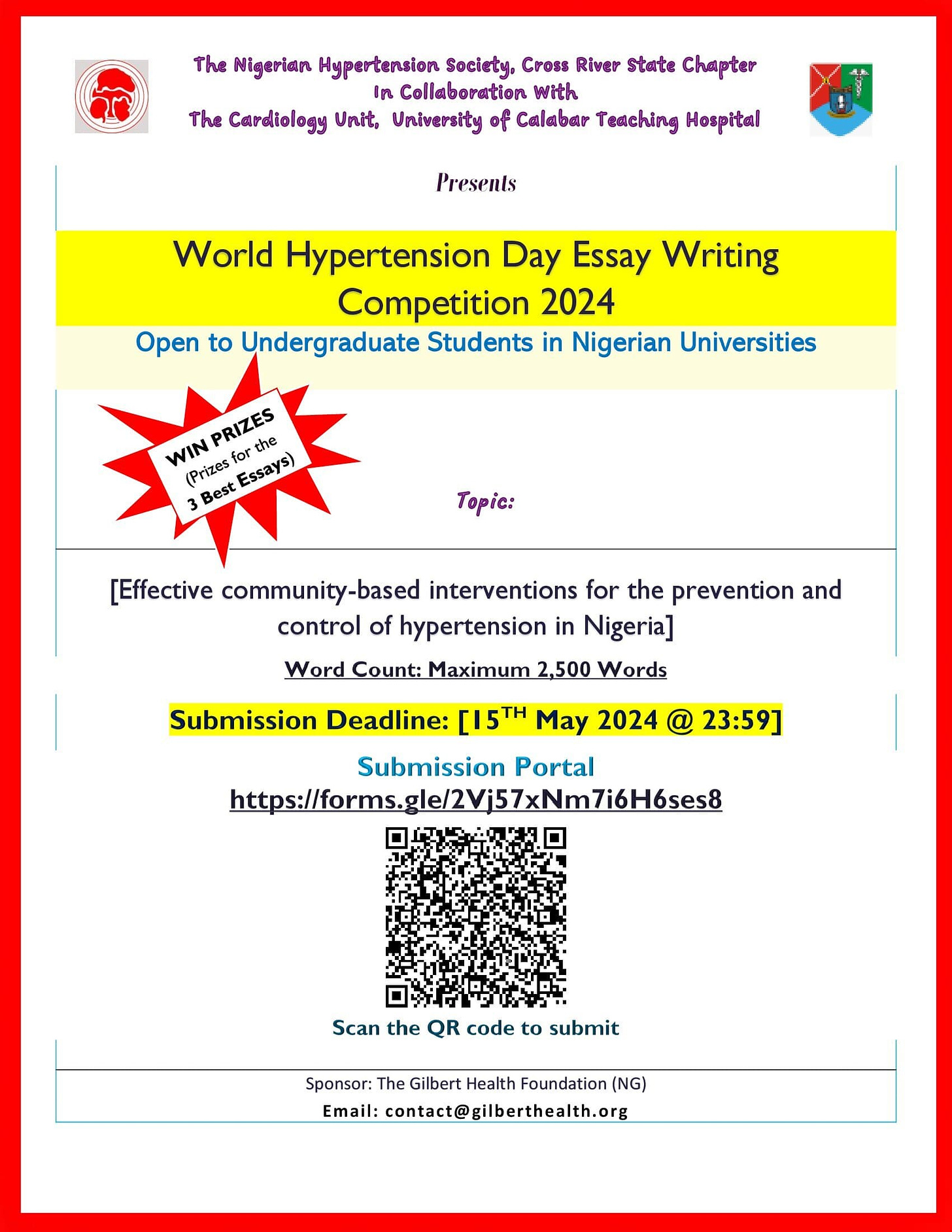 notice for essay competition