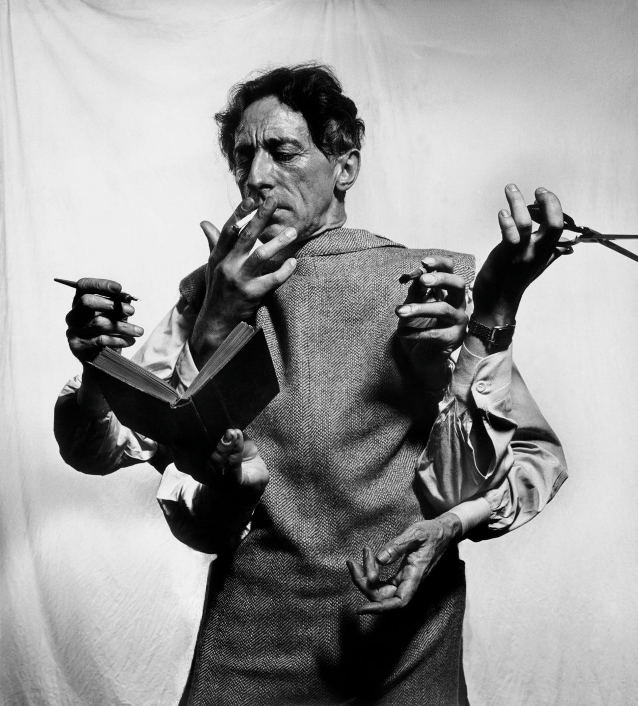 When Philippe Halsman met Jean Cocteau • Magnum Photos