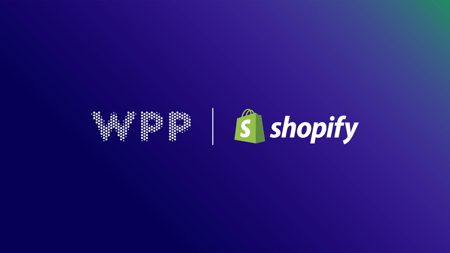 WPP and Shopify logos