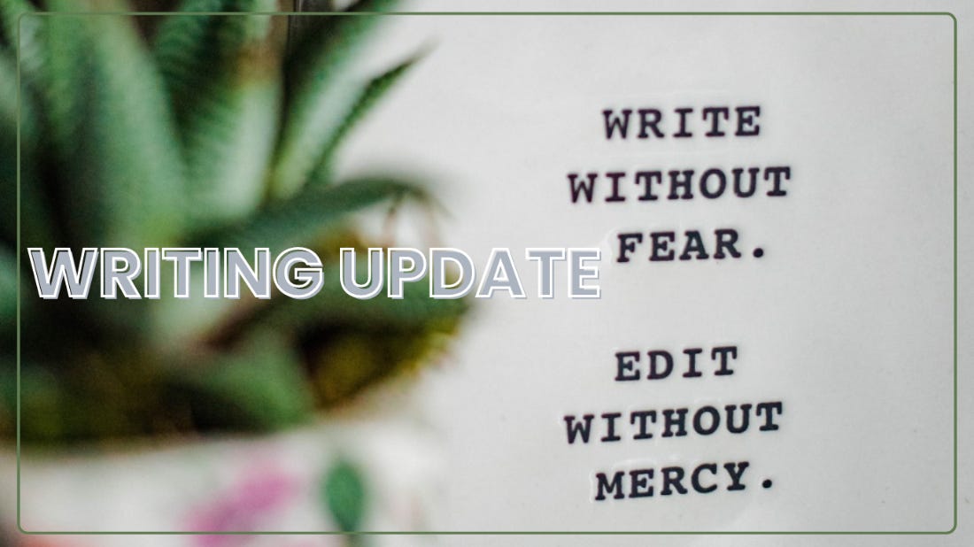 Write without fear; edit without mercy