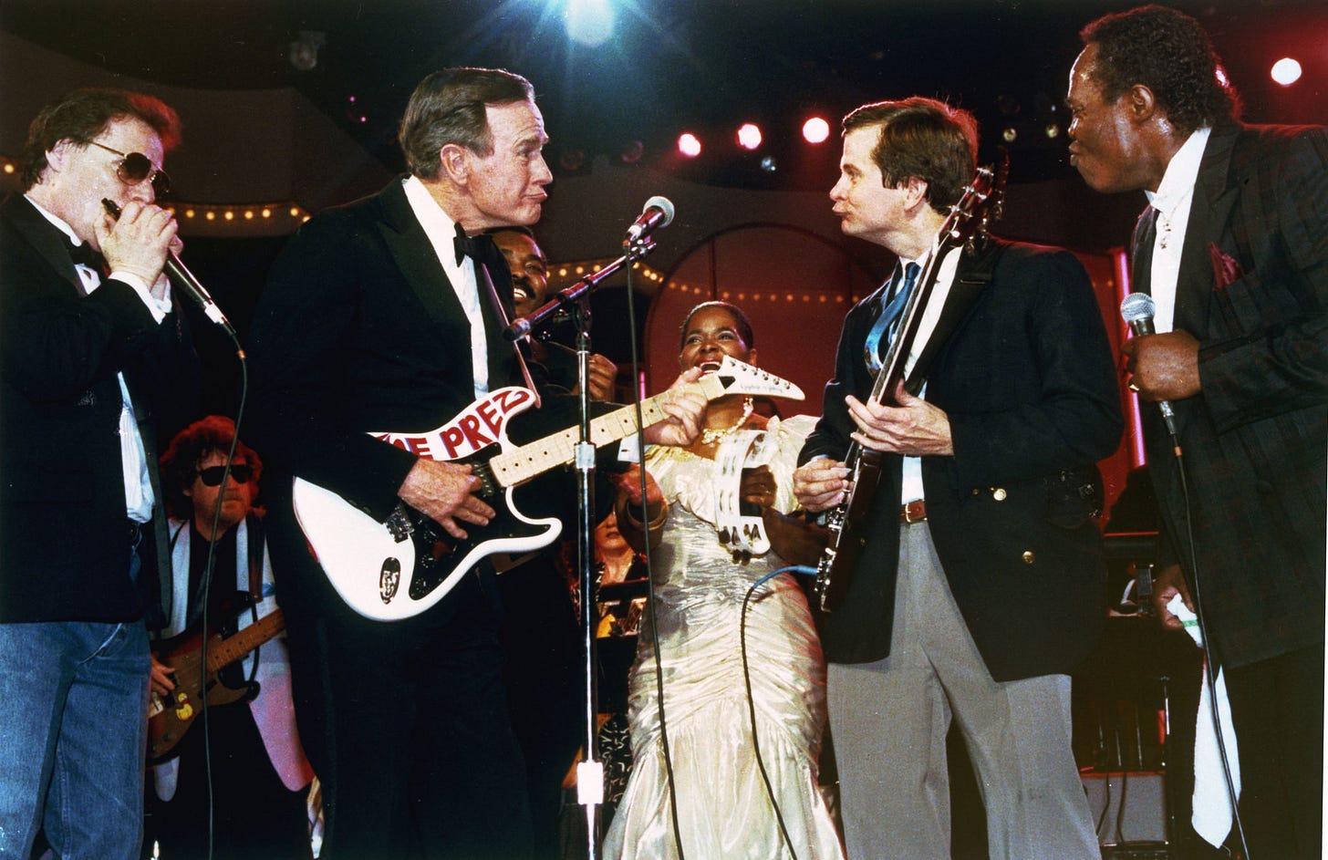 George Bush, Soul Man? Footage From an Inauguration Concert Is Restored -  The New York Times