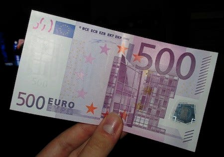 500 Euro Note