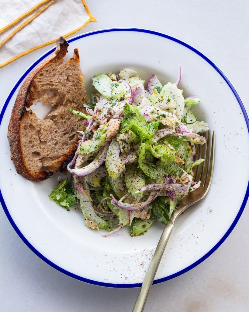 tuna salad with celery