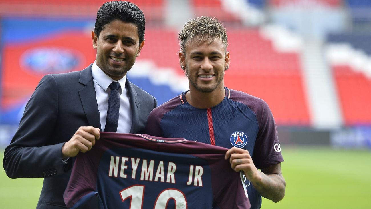 Neymar's PSG switch changing the face of the transfer market