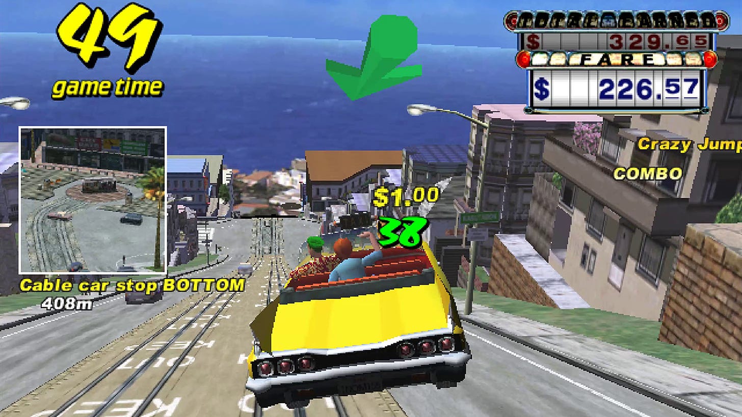 Remembering classic games: Crazy Taxi (1999) | Top Gear