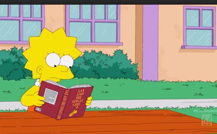 Lisa Simpson A Hero Of Literacy - Worlds Best Story
