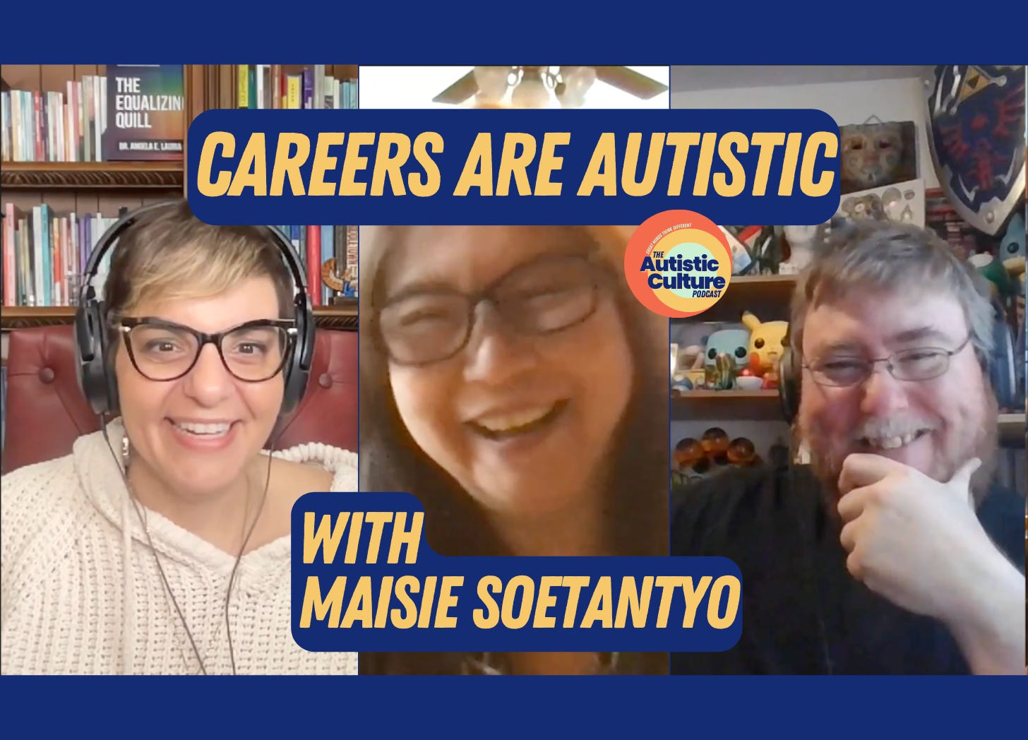 Listen to Autistic podcast hosts discuss: Careers are Autistic. Autism podcast | Interview with fellow Autistic Maisie Soetantyo from Career Pathways. They talk about how Autistics can build careers that play to Autistic strengths and support Autistic needs and interests.