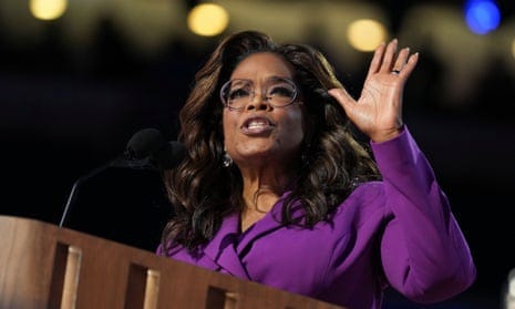 Oprah Winfrey takes swipe at Vance's 'childless cat lady' comment in  surprise DNC appearance | US elections 2024 | The Guardian