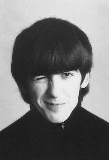 George Harrison winking