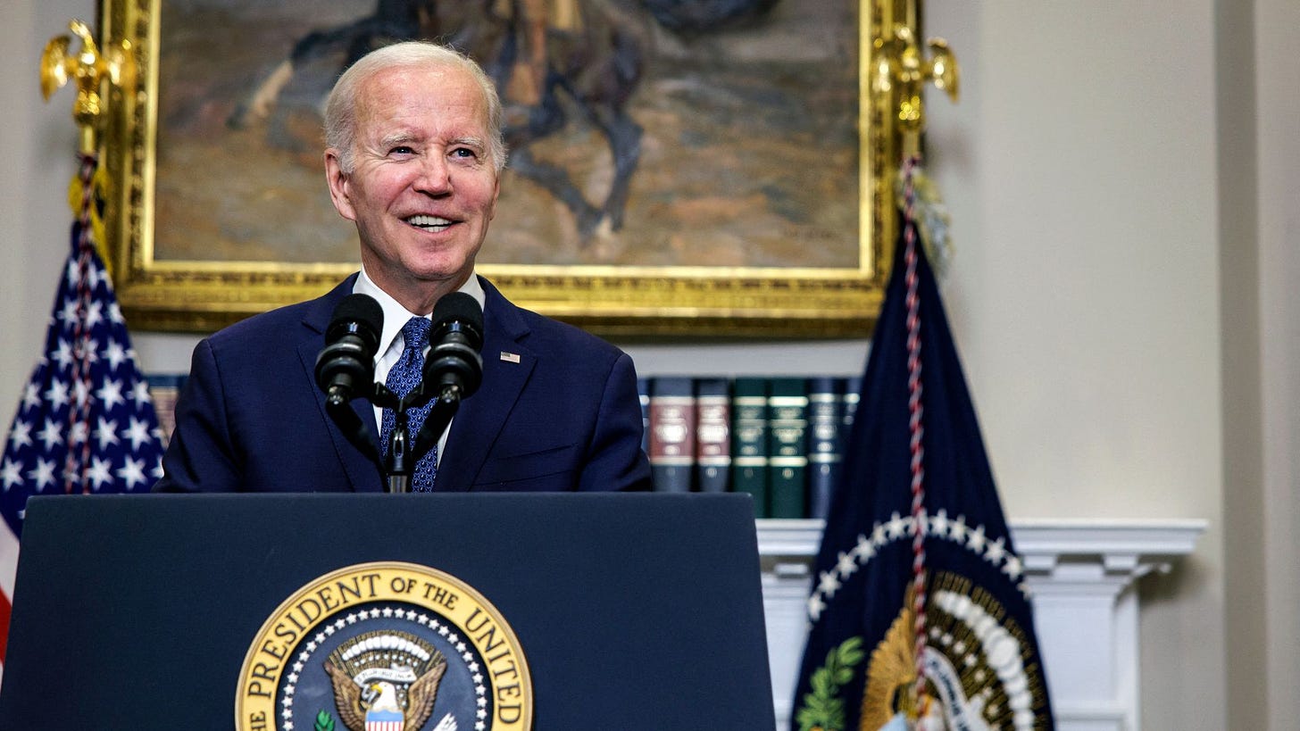 Inside Biden's relentless soft-sell on the debt ceiling bill