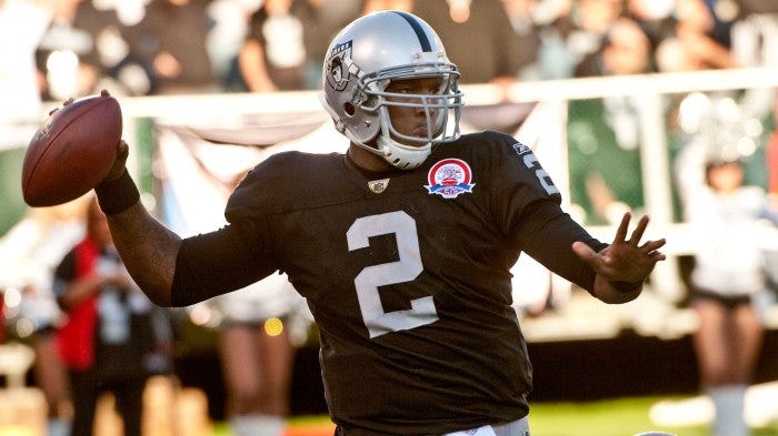 JaMarcus Russell went from top overall pick to NFL bust in a hurry