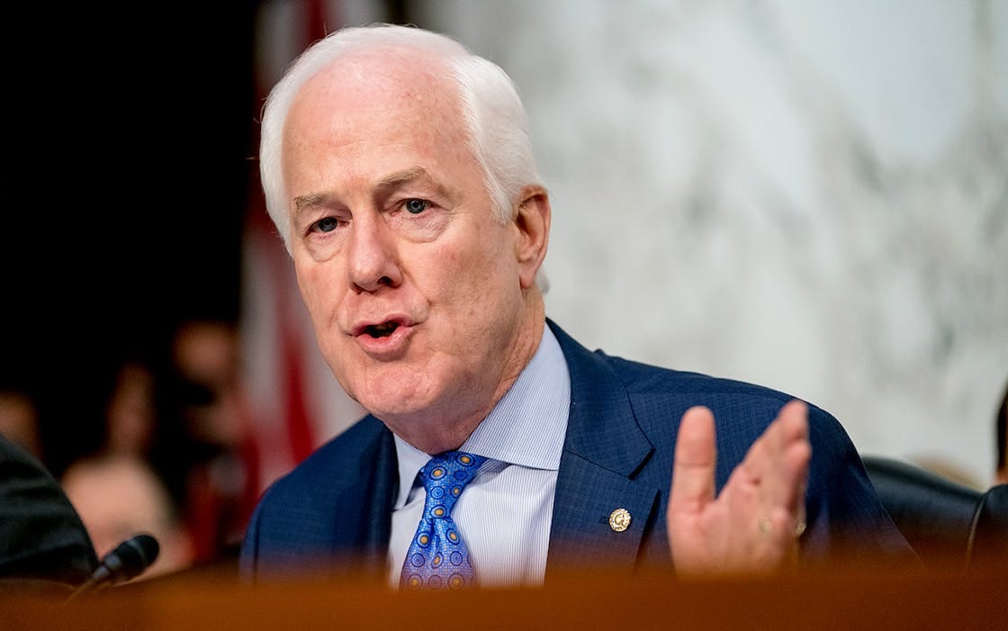 John Cornyn Says He Won't Ride on Donald Trump's Coattails for 2020 ...